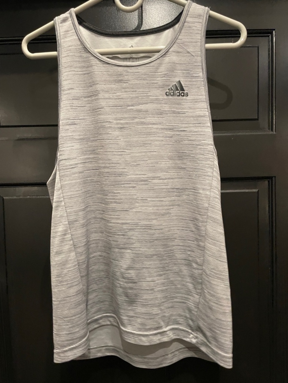 adidas Men's Light Gray Heather Tank Top